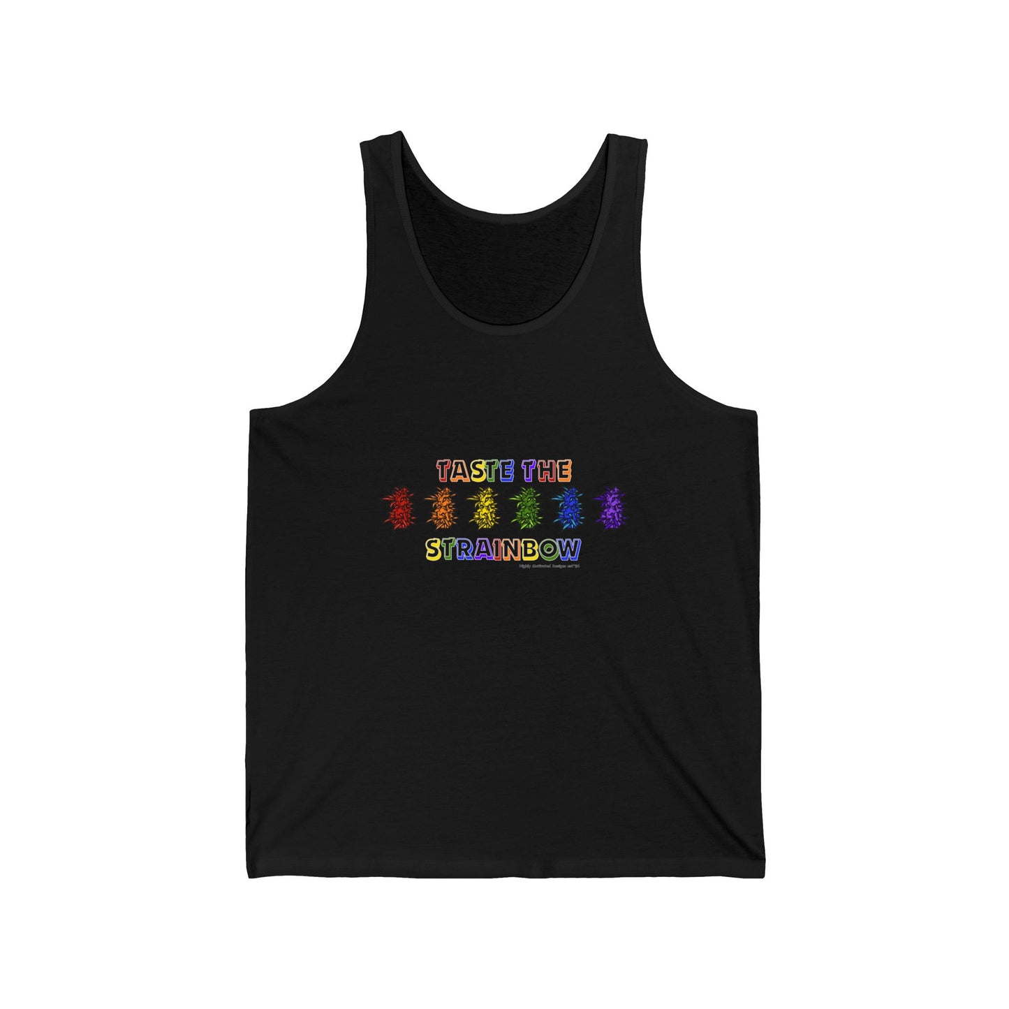 "Taste the Strainbow" PRIDE LGBTQIA+ Unisex Cotton Tank Top