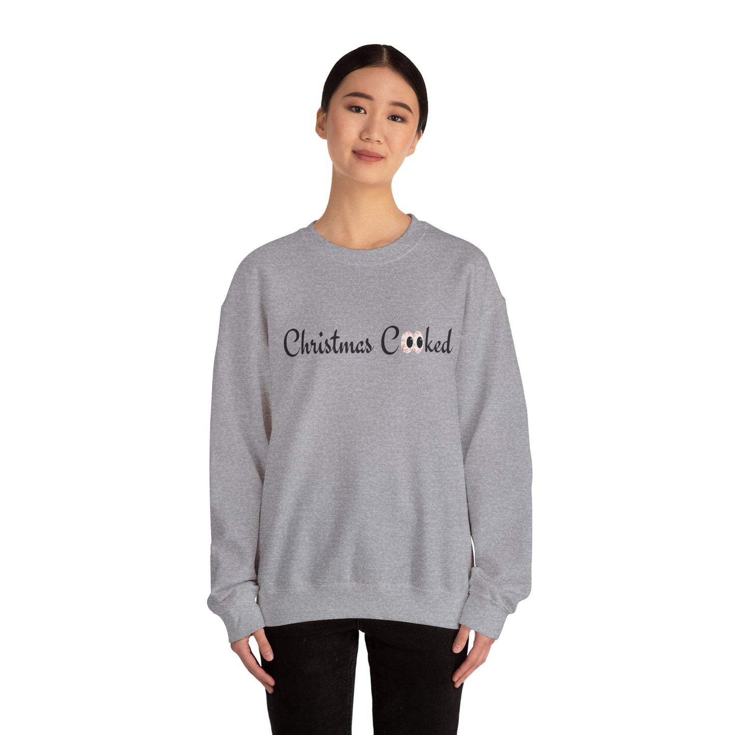 Christmas Cooked Unisex Crewneck Sweatshirt - Cozy Holiday Apparel