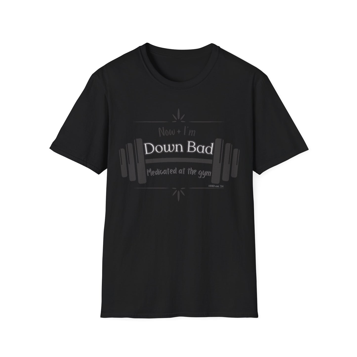 "Down Bad at the Gym" Unisex Cotton Tee Shirt