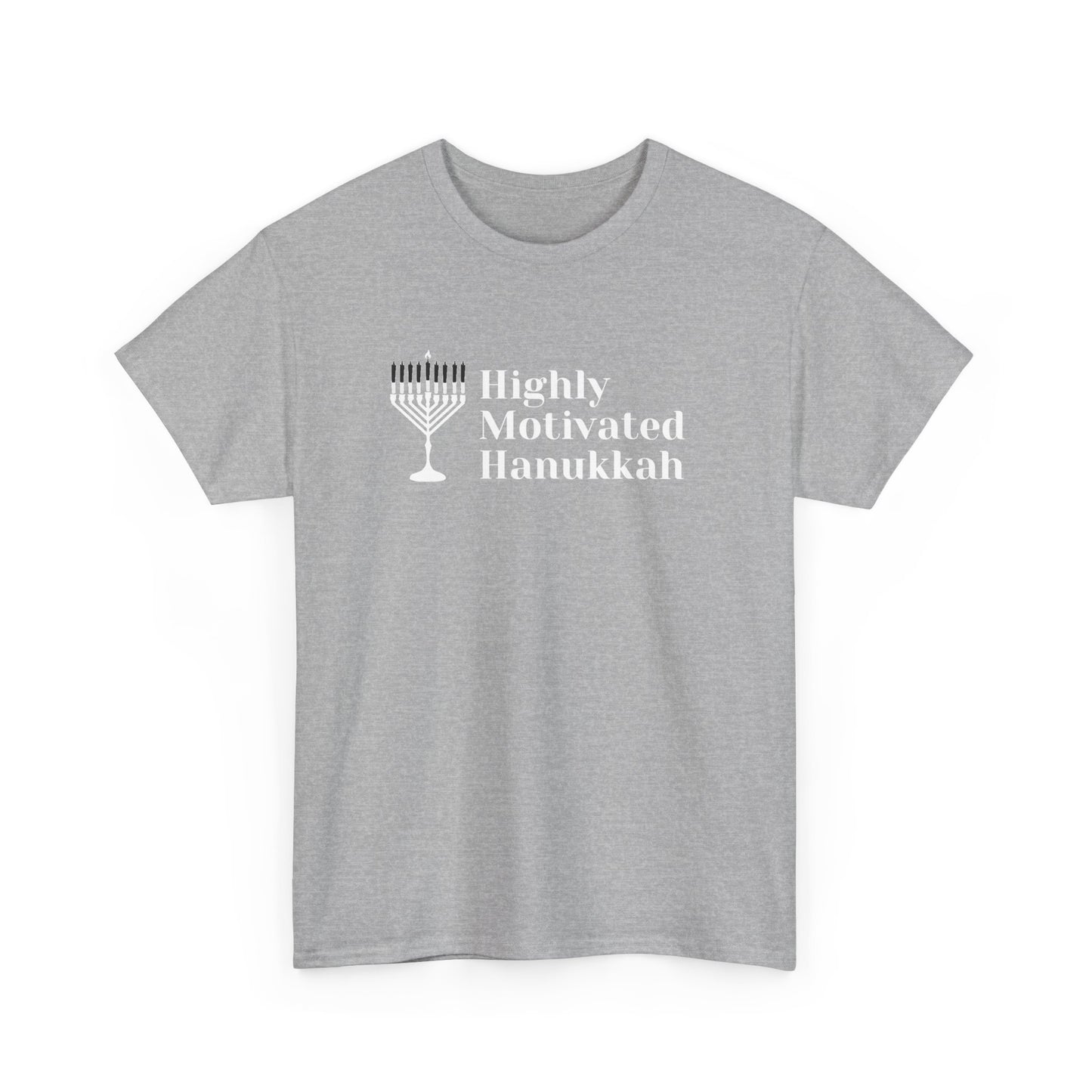 Highly Motivated Hanukkah Unisex Heavy Cotton Tee