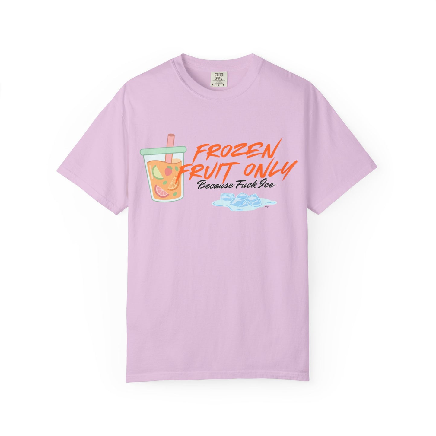Fuck Ice T-shirt — Frozen Fruit Cup Graphic Tee