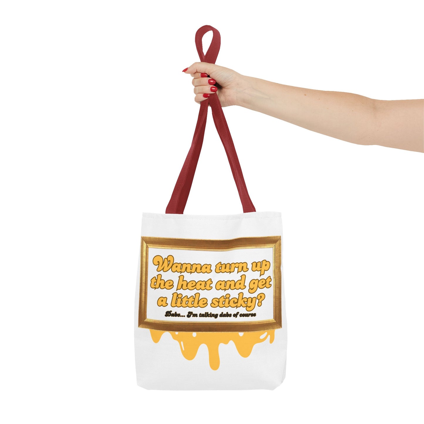 Dabs Tote Bag - Bold and Playful Cannabis Concentrate Design