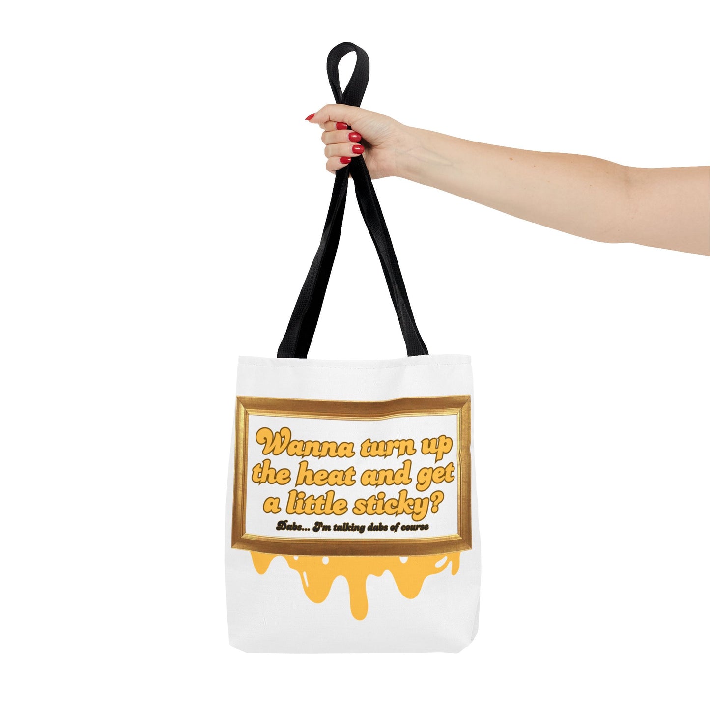 Dabs Tote Bag - Bold and Playful Cannabis Concentrate Design