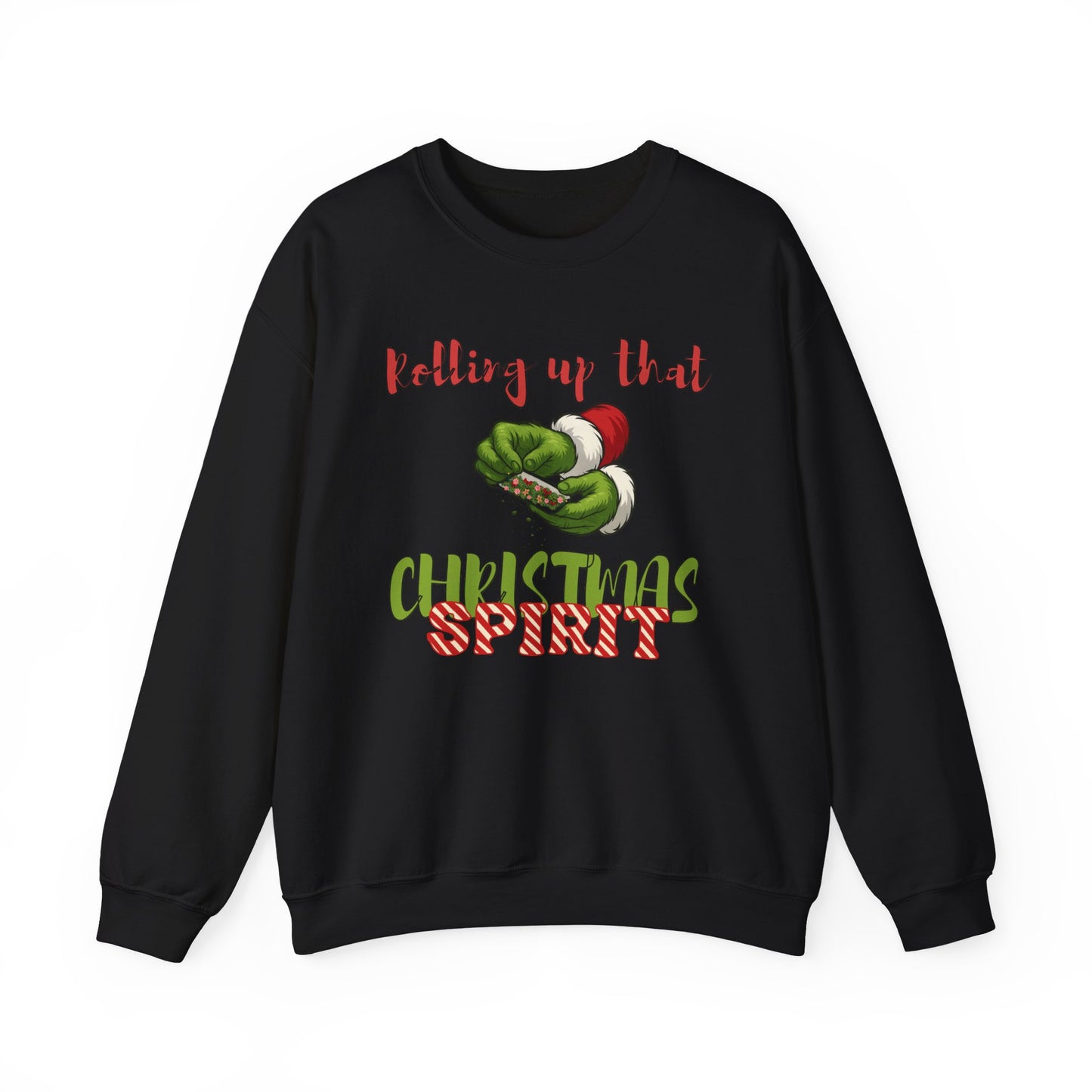 Rolling up the Christmas Spirit Unisex Crewneck Sweatshirt