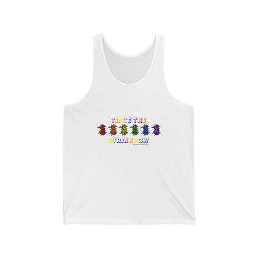 "Taste the Strainbow" PRIDE LGBTQIA+ Unisex Cotton Tank Top