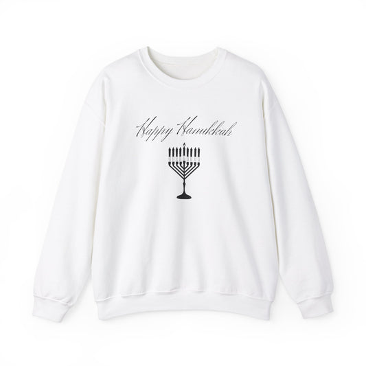 Happy Hanukkah Unisex Crewneck Sweatshirt