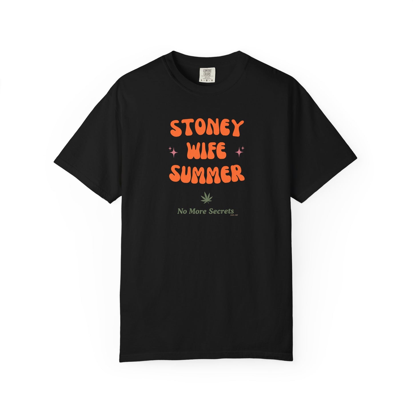 "SLOSW" Stoney Wife Summer Graphic T-shirt | The Secret Lives of Stoney Wives Podcast Merch | Retro Summer Comfort Colors Tee Shirt
