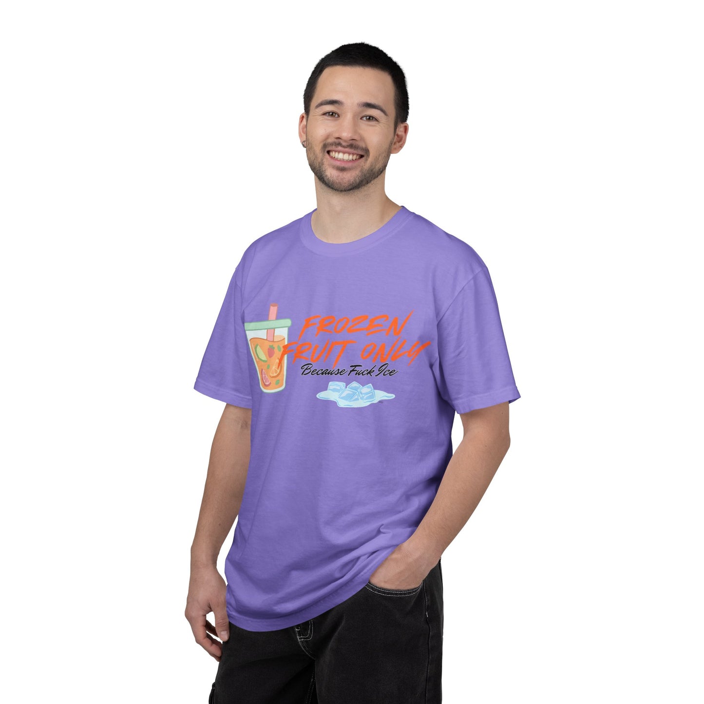 Fuck Ice T-shirt — Frozen Fruit Cup Graphic Tee