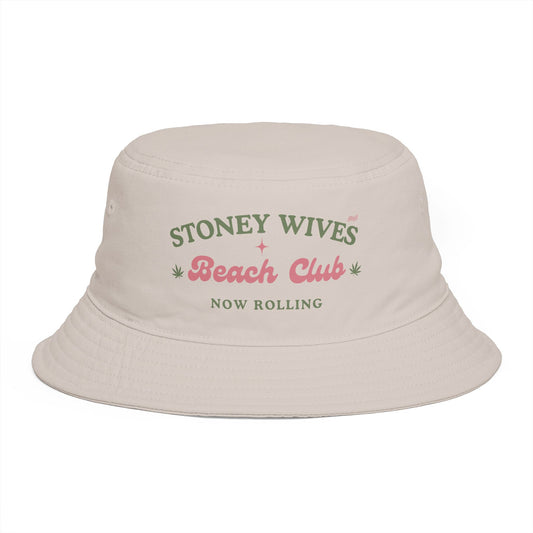 "SLOSW” Stoney Wives Beach Club | Bucket Hat | Retro Summer Podcast Merch | The Secret Wives of Stoney Lives