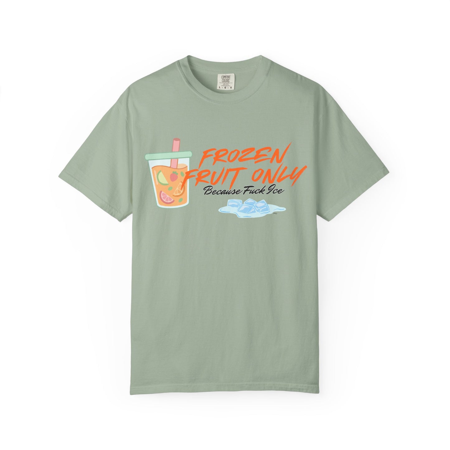 Fuck Ice T-shirt — Frozen Fruit Cup Graphic Tee