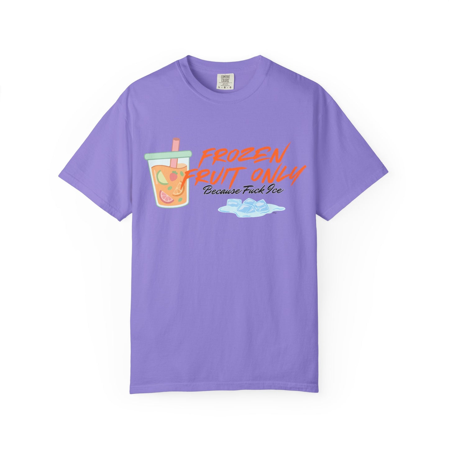 Fuck Ice T-shirt — Frozen Fruit Cup Graphic Tee
