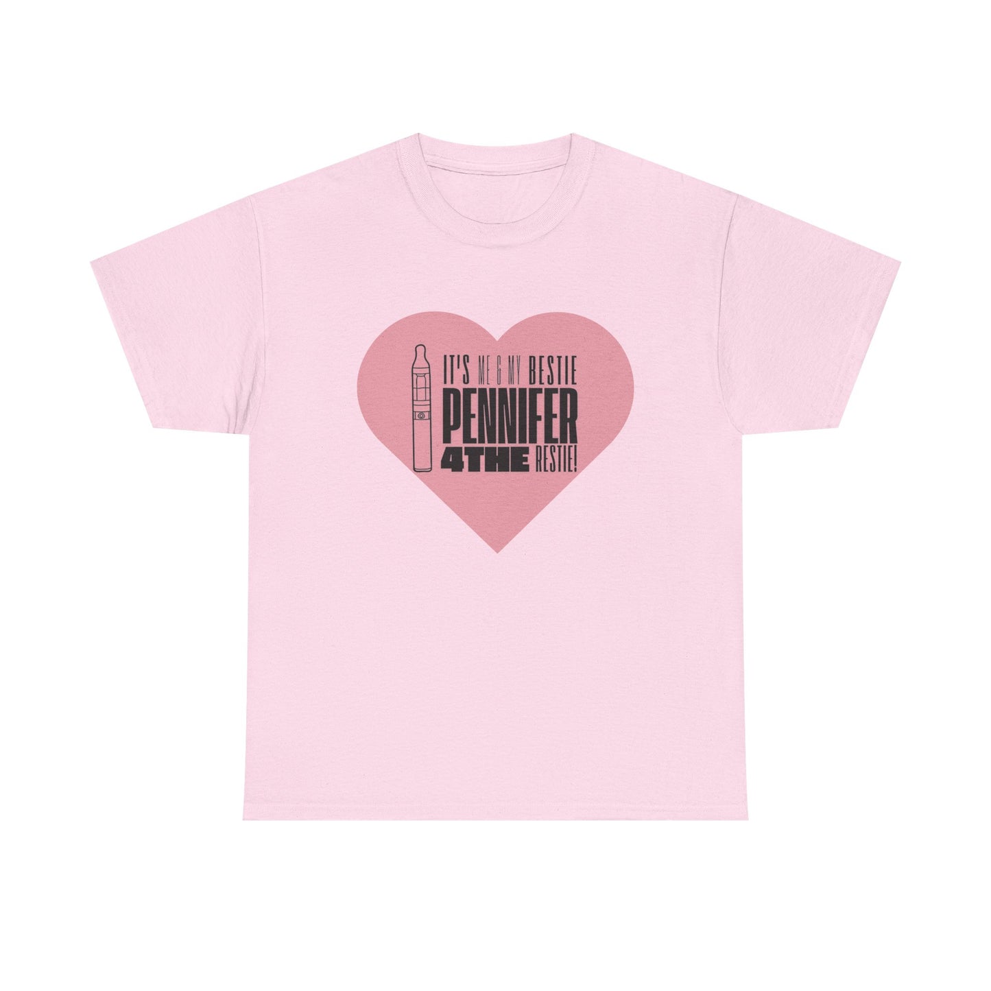 "I Heart Pennifer" Unisex Heavy Cotton Tee - Fun Graphic Shirt for Couples