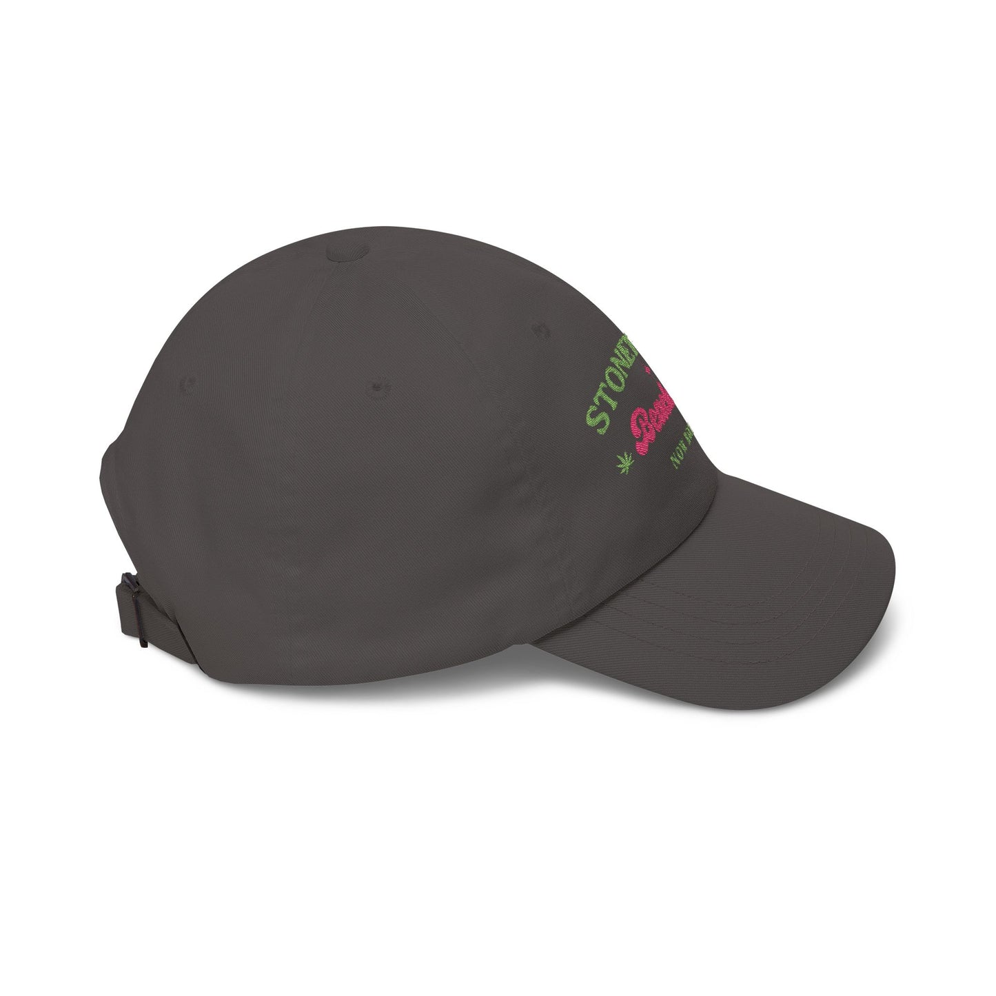 "SLOSW" Stoney Wives Beach Club Dad Hat | Embroidered Podcast Merch Baseball Cap | The Secret Lives of Stoney Wives | Vintage Cotton Golf Cap | Golf Course Casual Wear