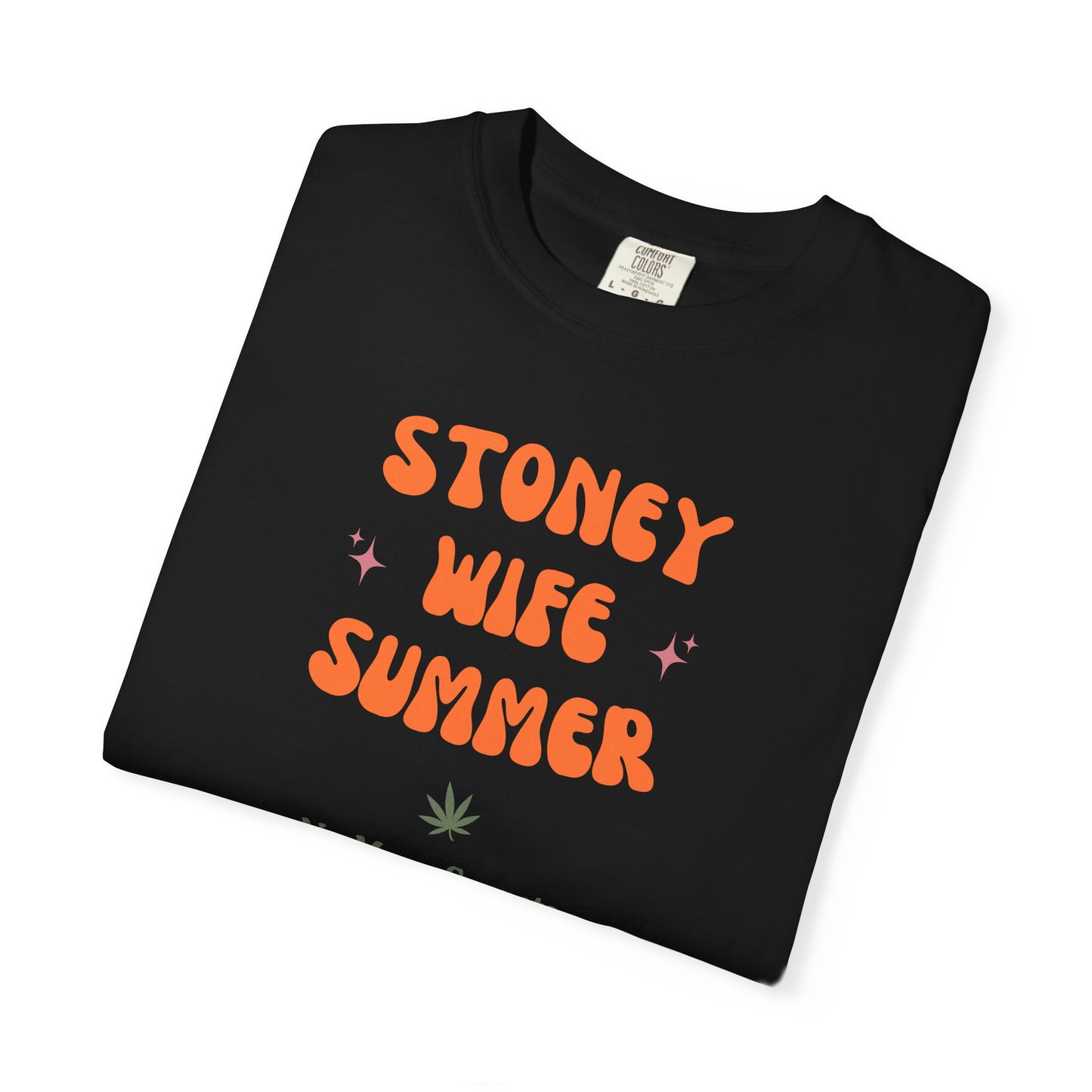 "SLOSW" Stoney Wife Summer Graphic T-shirt | The Secret Lives of Stoney Wives Podcast Merch | Retro Summer Comfort Colors Tee Shirt