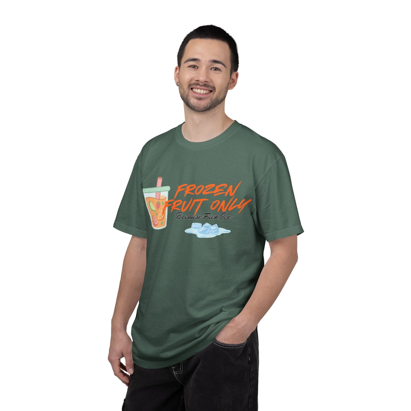 Fuck Ice T-shirt — Frozen Fruit Cup Graphic Tee