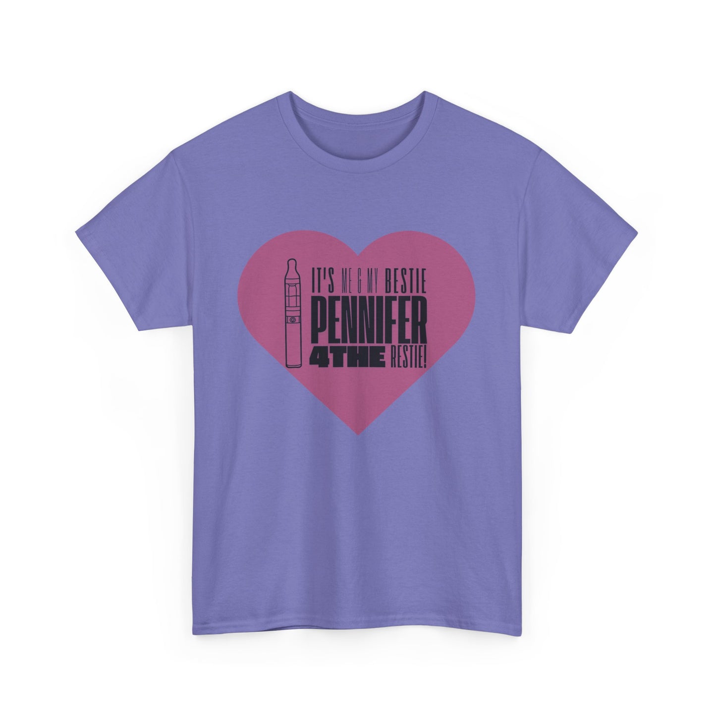 "I Heart Pennifer" Unisex Heavy Cotton Tee - Fun Graphic Shirt for Couples