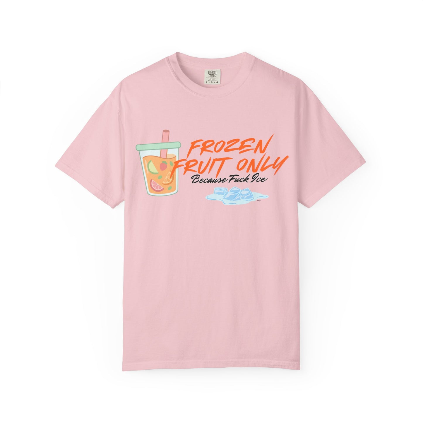 Fuck Ice T-shirt — Frozen Fruit Cup Graphic Tee