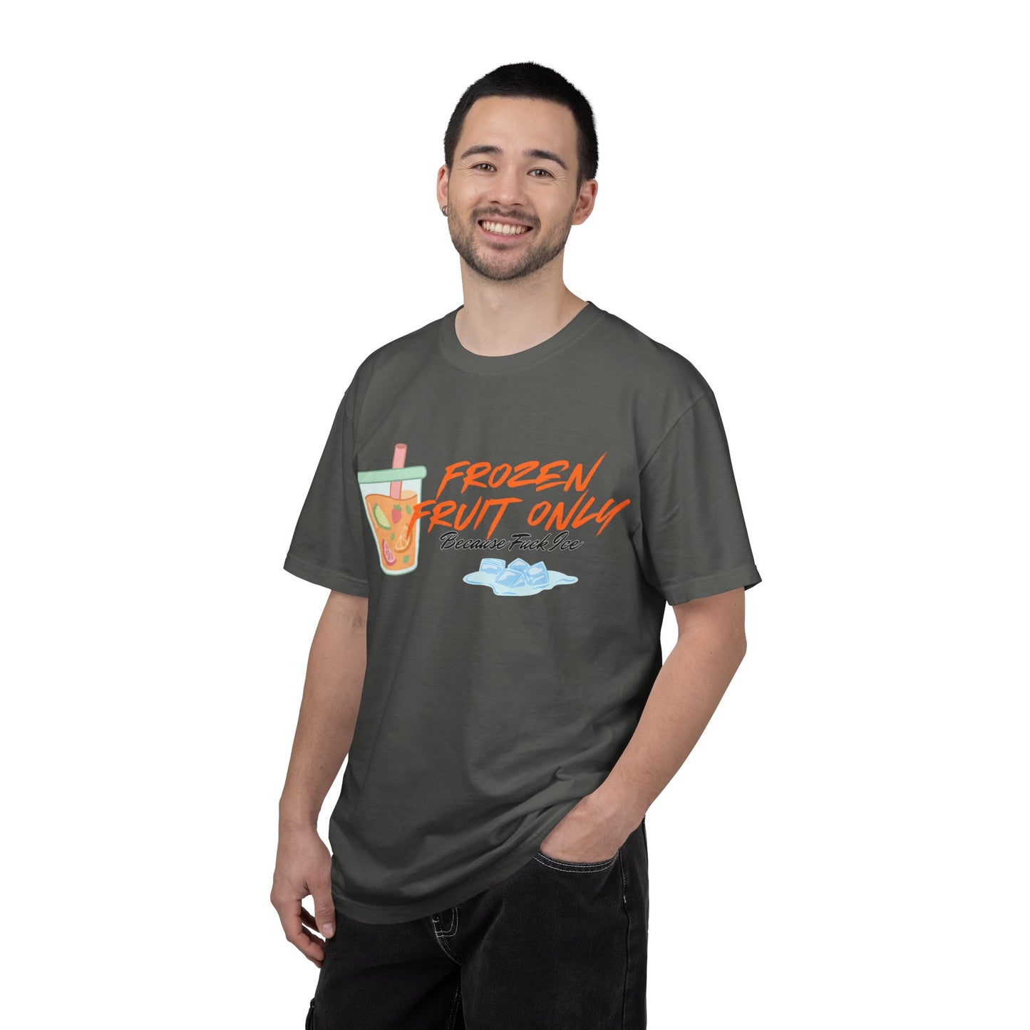 Fuck Ice T-shirt — Frozen Fruit Cup Graphic Tee