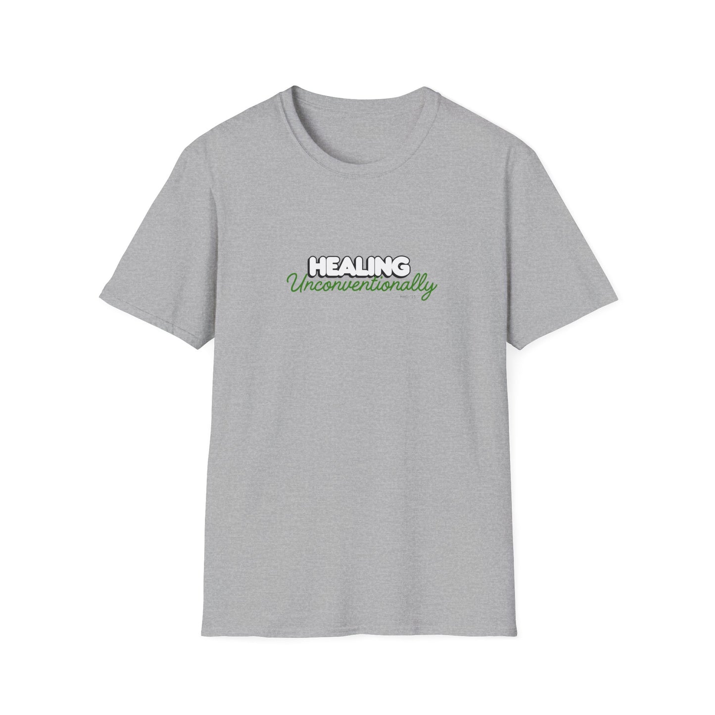 "Terps Heal"  Healing Unconventionally Shirt – Motivational Graphic Tee, Streetwear Mindset T-Shirt, Minimalist Healing Shirt, Unisex Softstyle Tee
