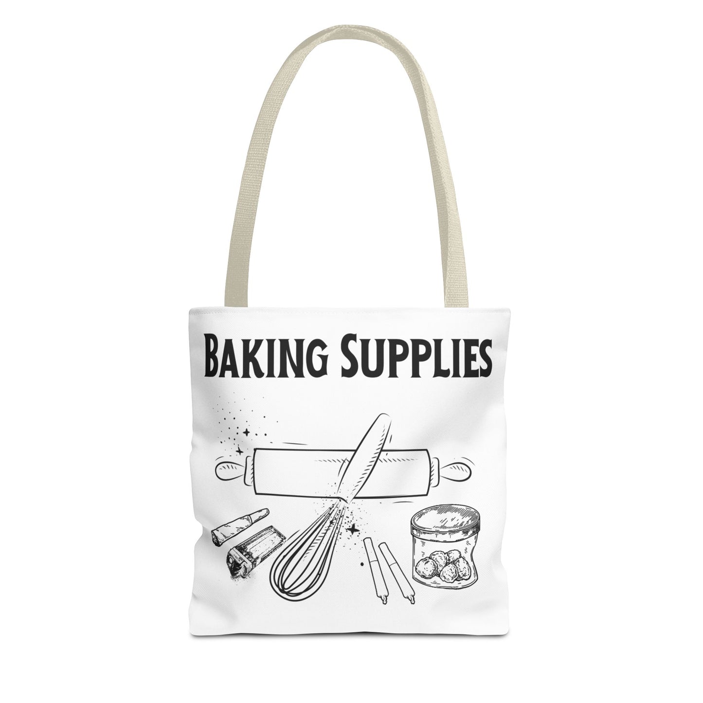 Baking Supplies Tote Bag - Perfect for Bakers and Cooking Enthusiasts