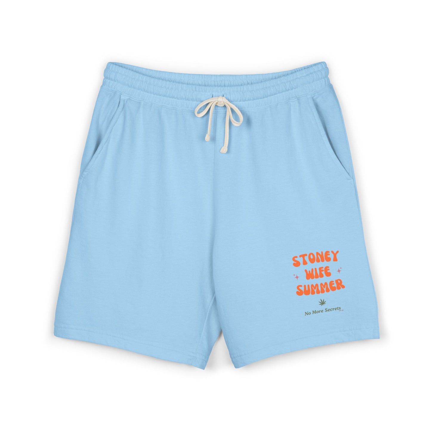 "SLOSW” Stoney Wife Summer | Sweat Shorts | The Secret Lives of Stoney Wives Podcast Merch | Unisex Garment-Dyed Lightweight Fleece Shorts