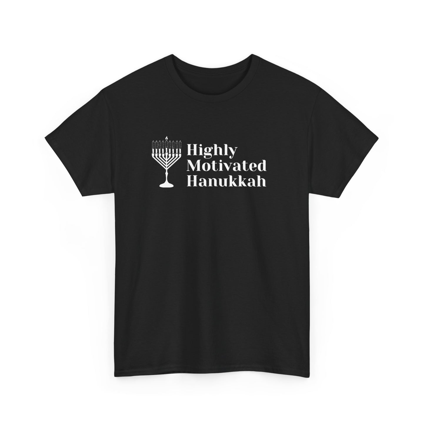 Highly Motivated Hanukkah Unisex Heavy Cotton Tee