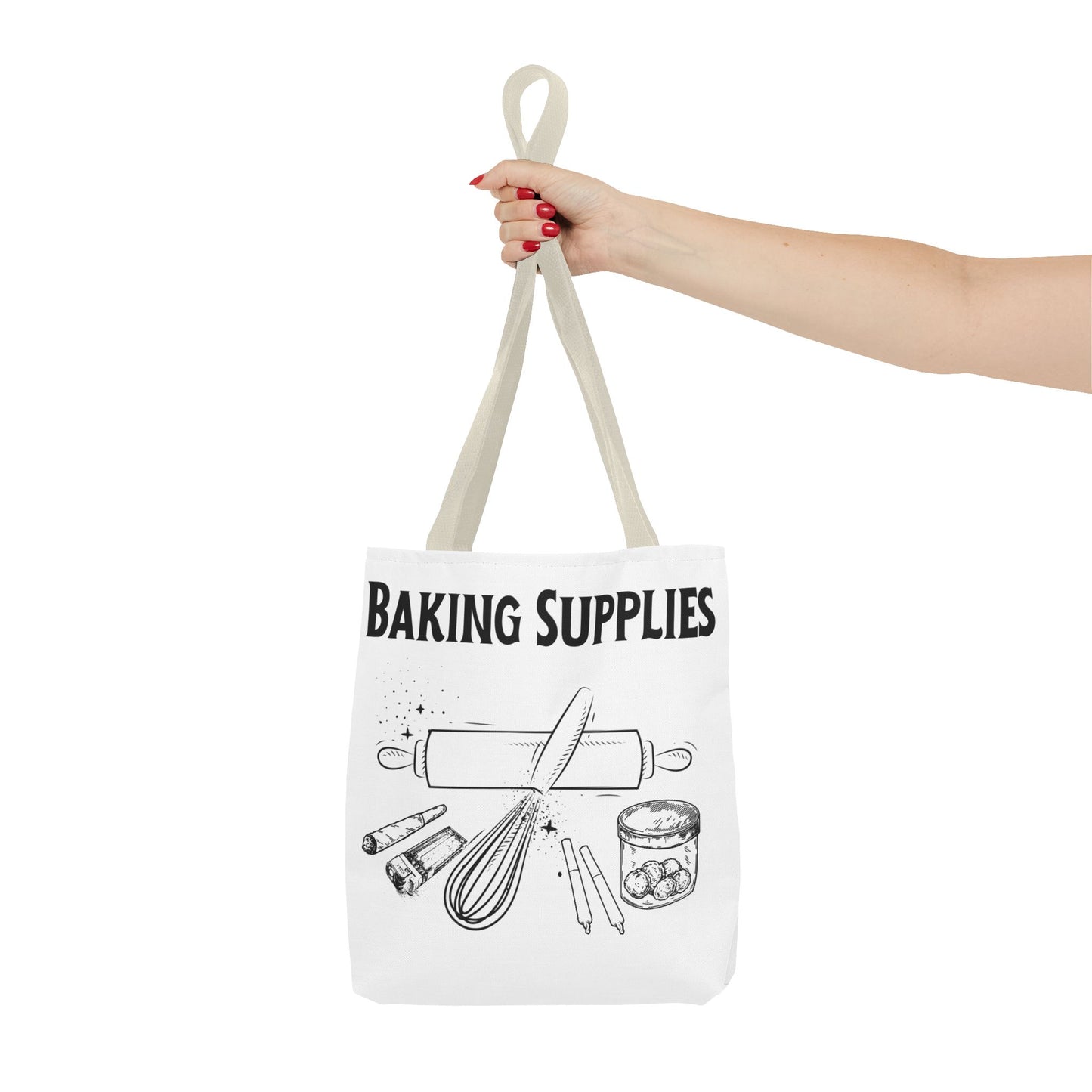 Baking Supplies Tote Bag - Perfect for Bakers and Cooking Enthusiasts