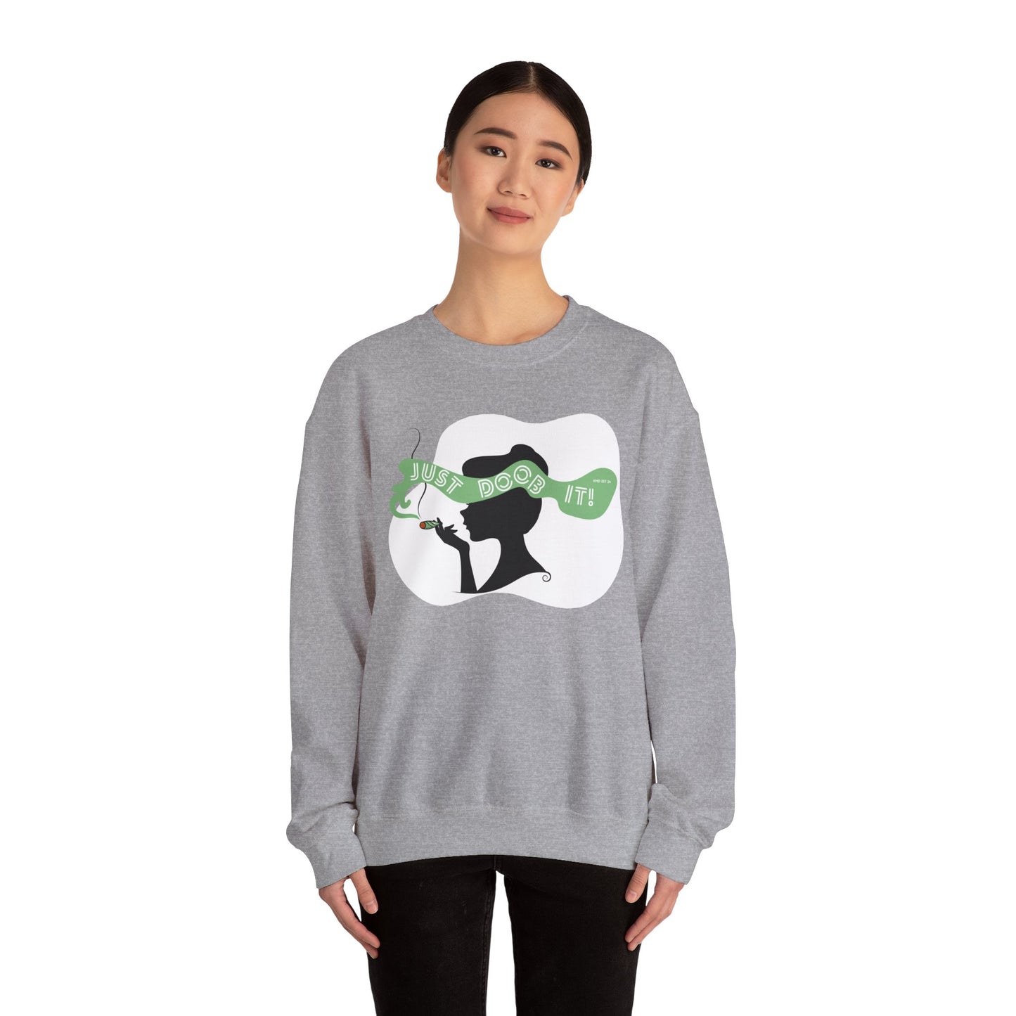 "Just Doob It" Unisex Cotton Crewneck Sweatshirt