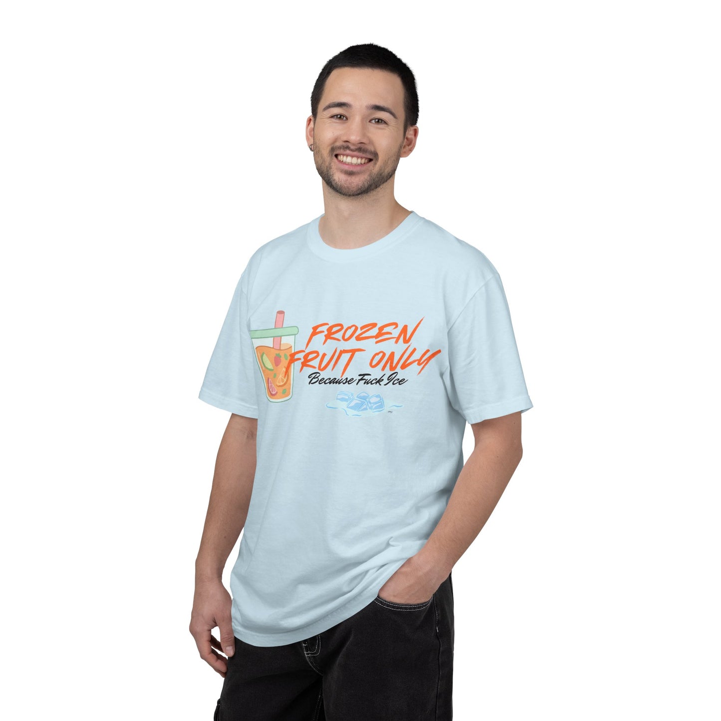 Fuck Ice T-shirt — Frozen Fruit Cup Graphic Tee