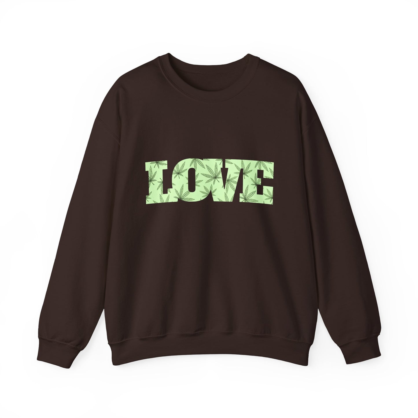 LOVE Cannabis Unisex Crewneck Sweatshirt