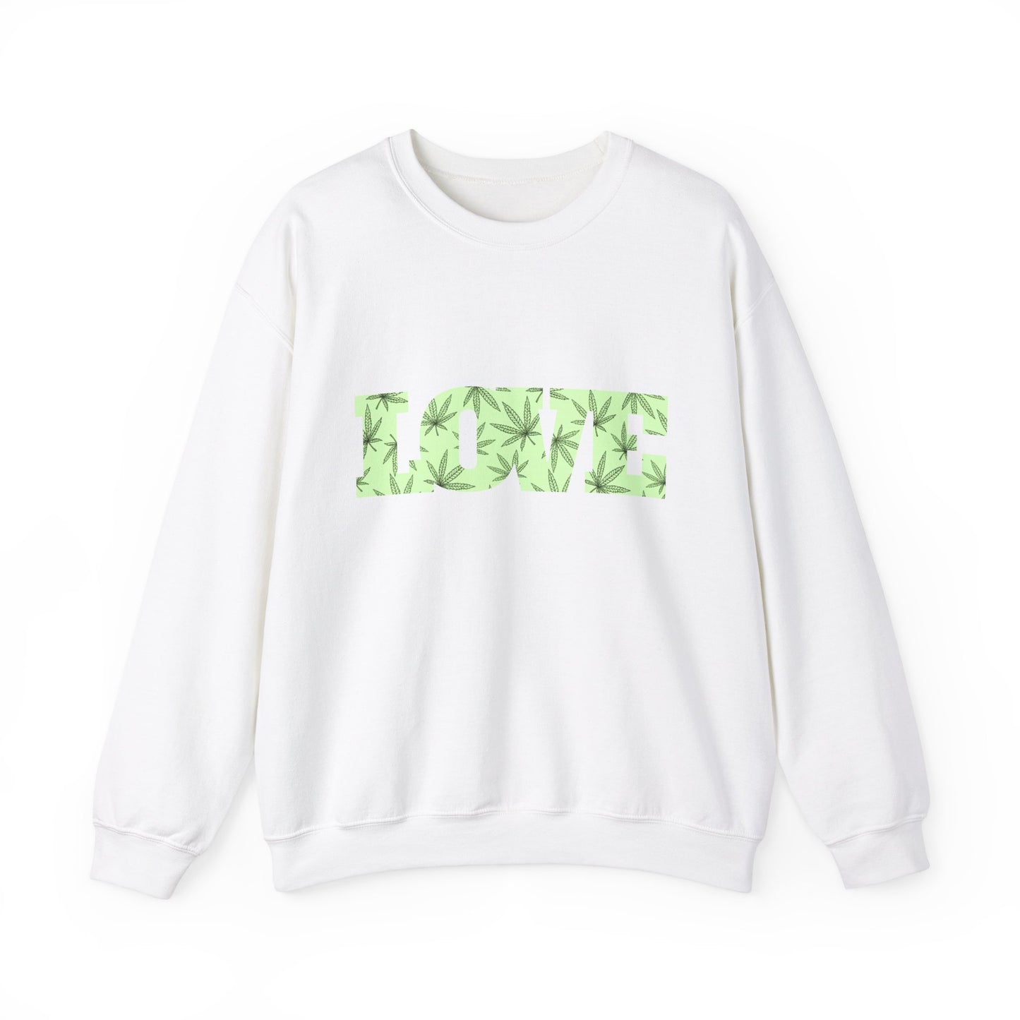 LOVE Cannabis Unisex Crewneck Sweatshirt