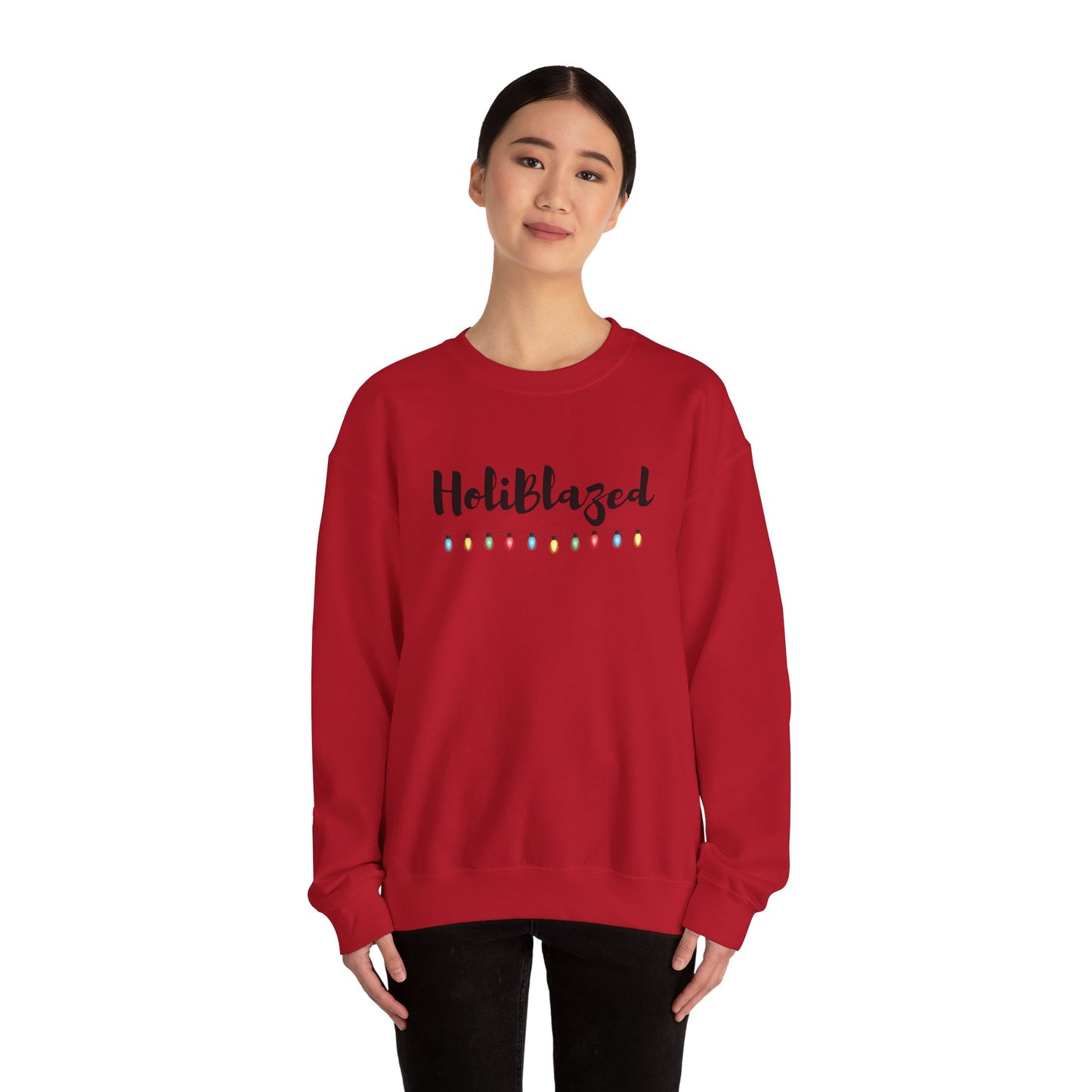 Holiblazed Unisex Heavy Blend Sweatshirt for Cozy Celebrations