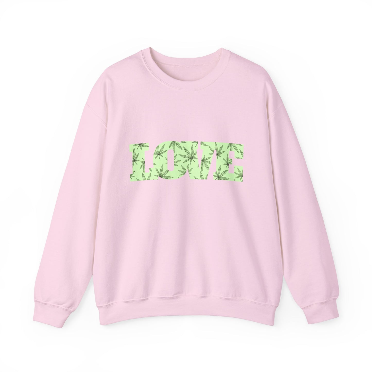 LOVE Cannabis Unisex Crewneck Sweatshirt