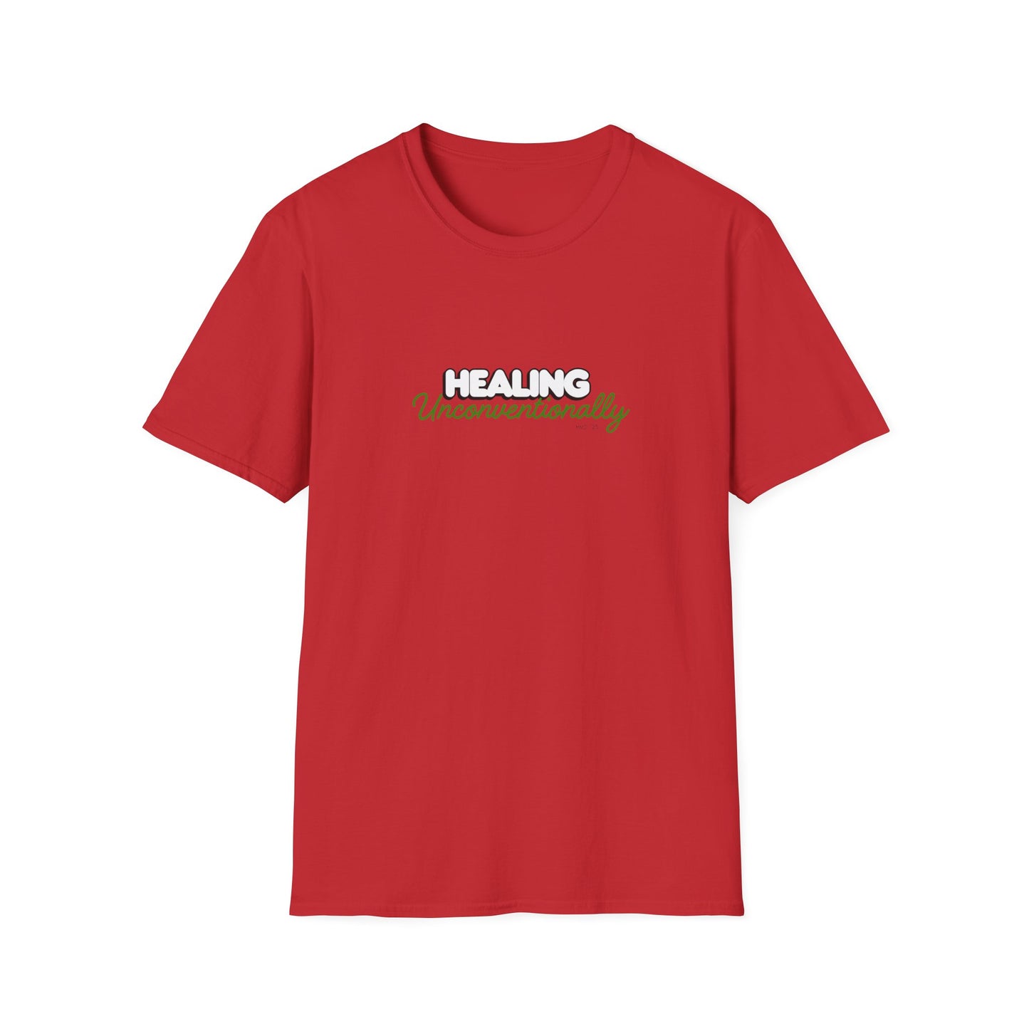 "Terps Heal"  Healing Unconventionally Shirt – Motivational Graphic Tee, Streetwear Mindset T-Shirt, Minimalist Healing Shirt, Unisex Softstyle Tee