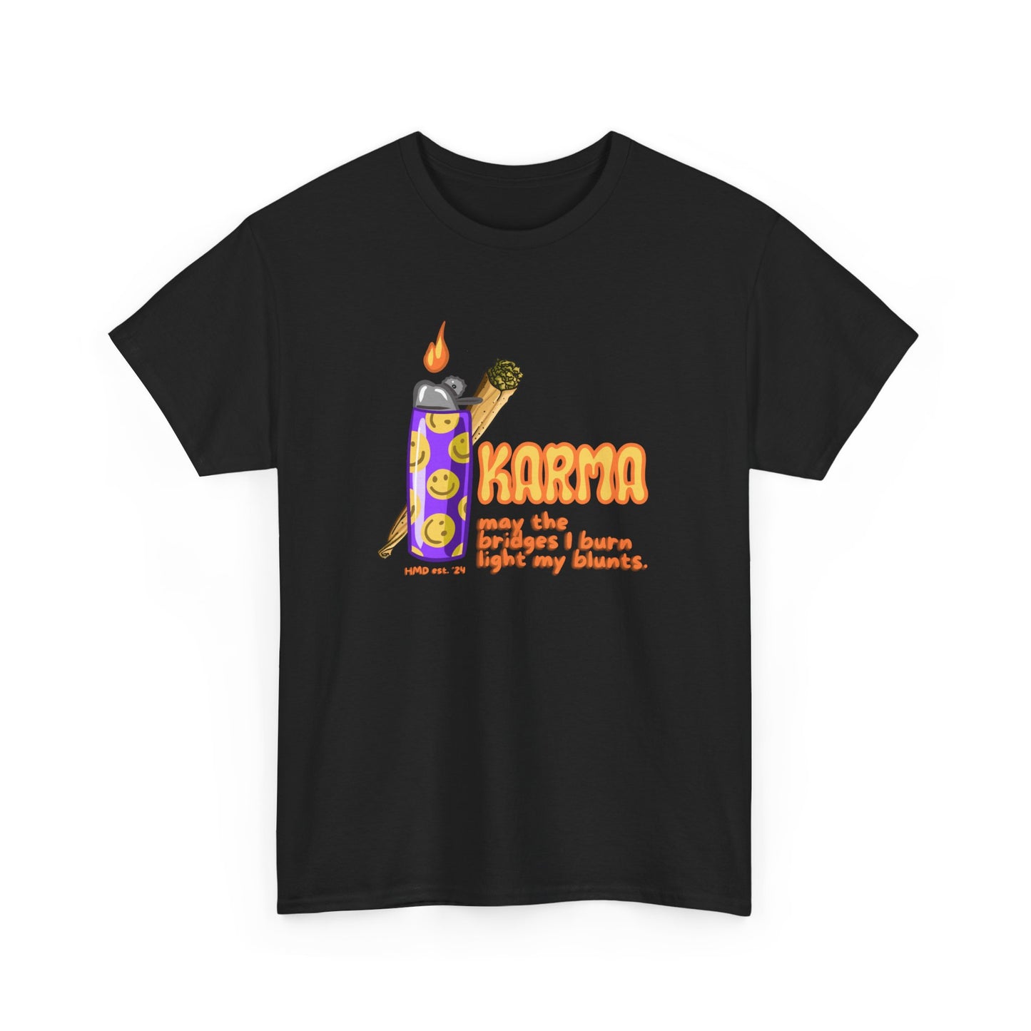 Karma Unisex Heavy Cotton Tee Express Delivery available