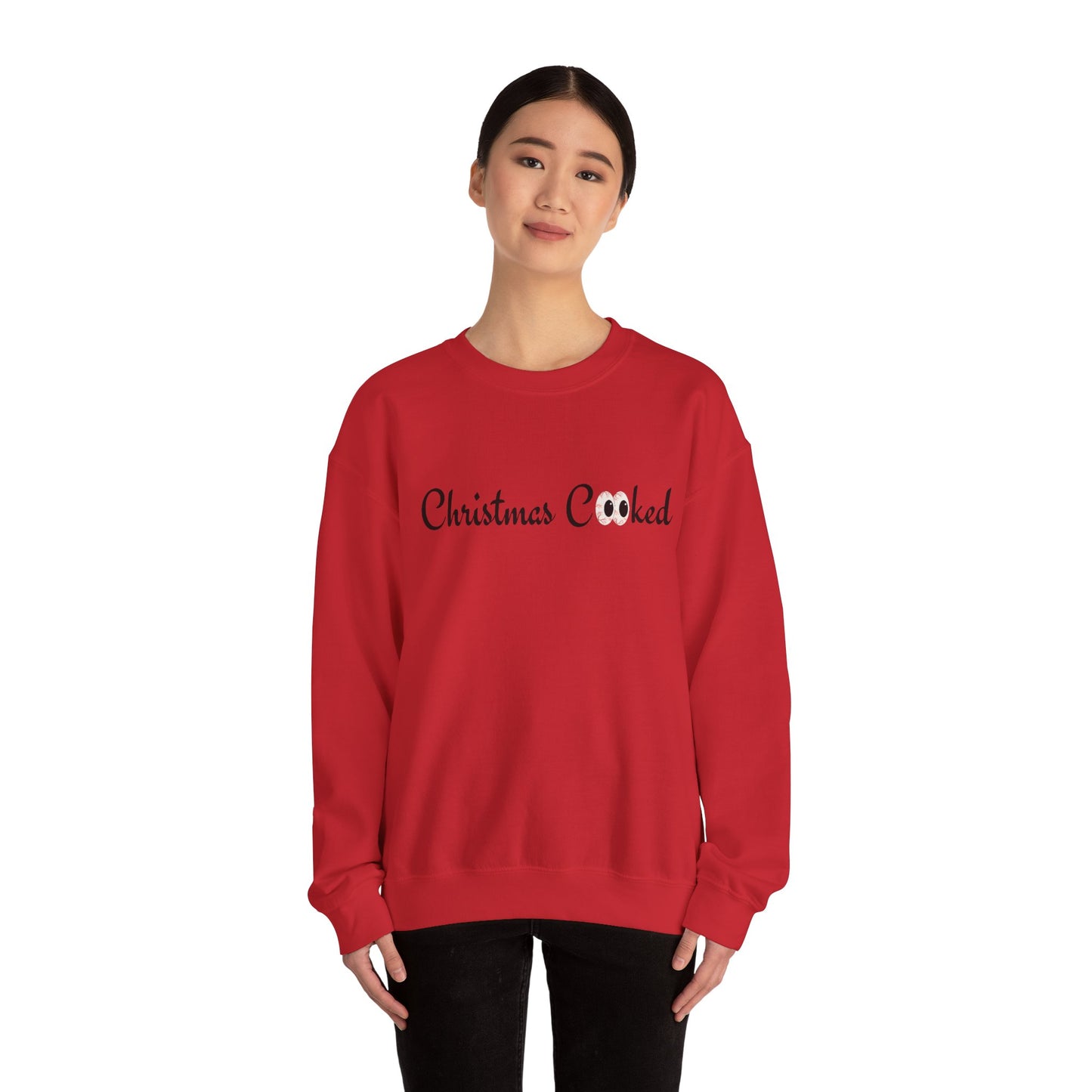 Christmas Cooked Unisex Crewneck Sweatshirt - Cozy Holiday Apparel