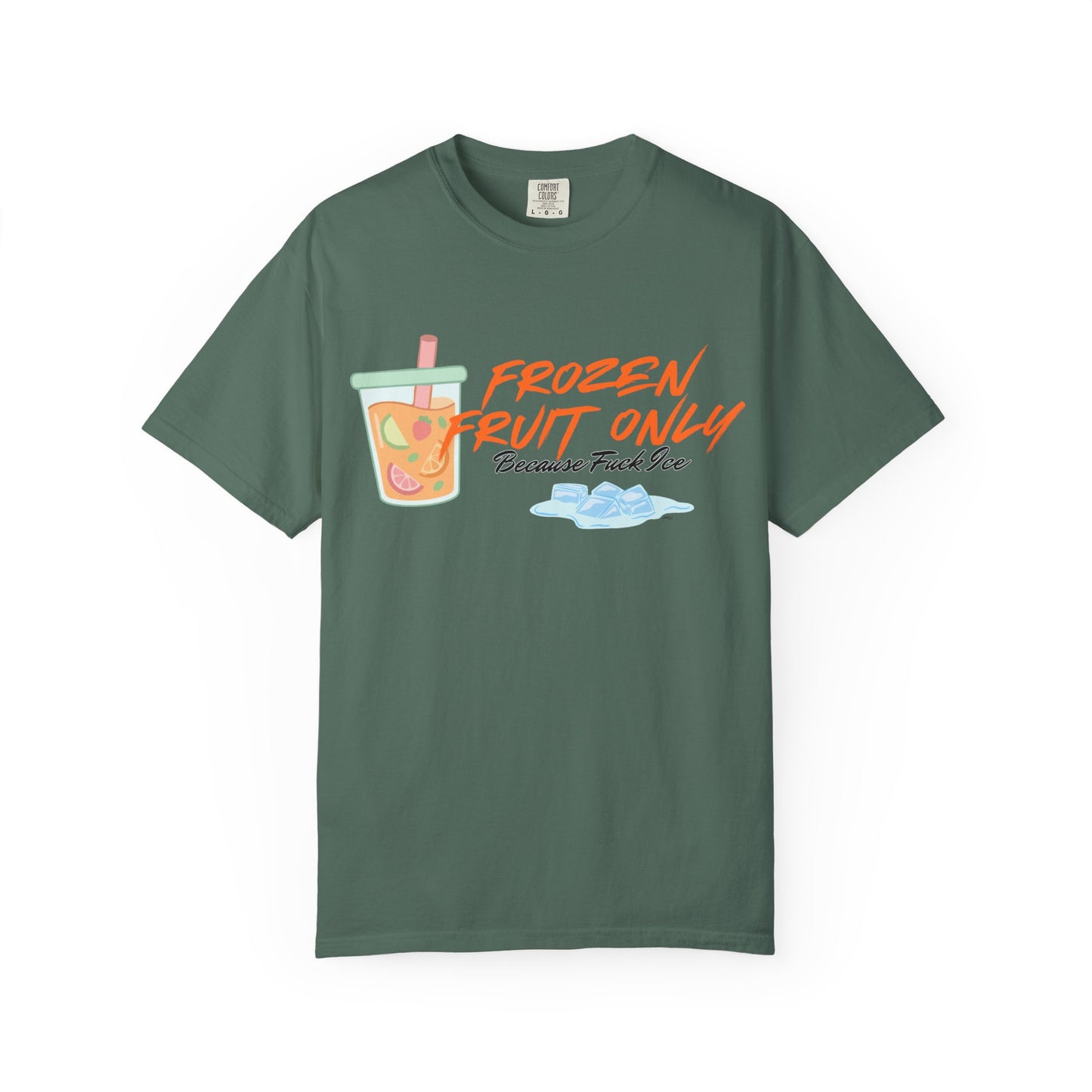 Fuck Ice T-shirt — Frozen Fruit Cup Graphic Tee