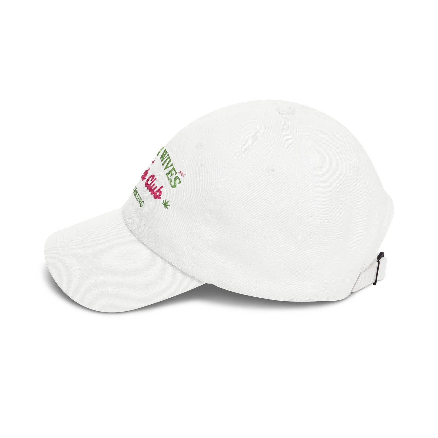 "SLOSW" Stoney Wives Beach Club Dad Hat | Embroidered Podcast Merch Baseball Cap | The Secret Lives of Stoney Wives | Vintage Cotton Golf Cap | Golf Course Casual Wear