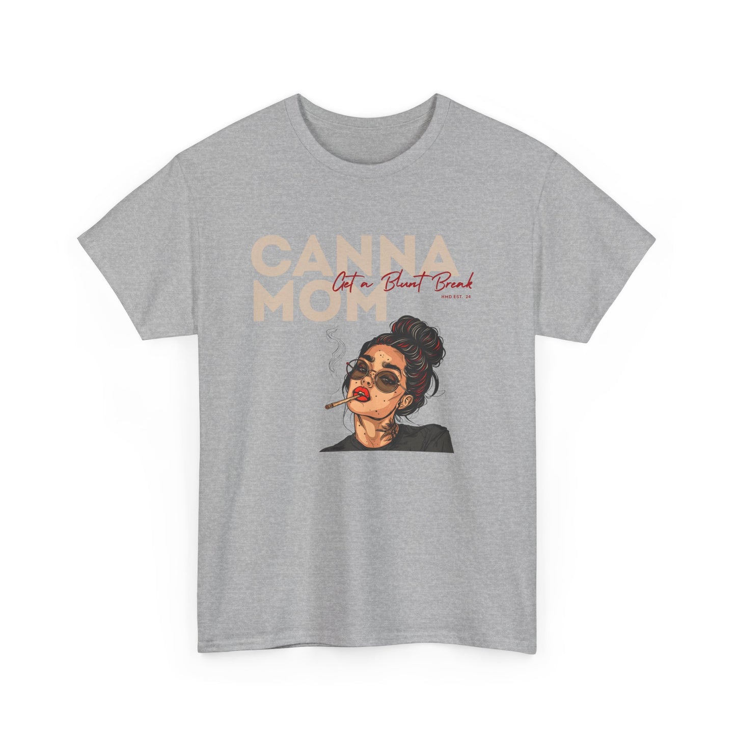 Cannamom Blunt Break Premium Unisex Gildan Heavy Cotton Tee Shirt